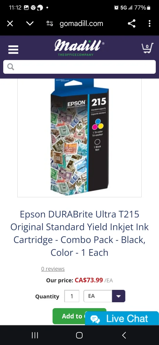 Epson 215 Ink Cartridges - 1 Black, 2 Tri-Colour image indicator(4)