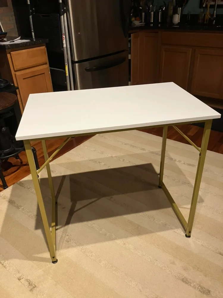 Gold and White Desk thumbnail
