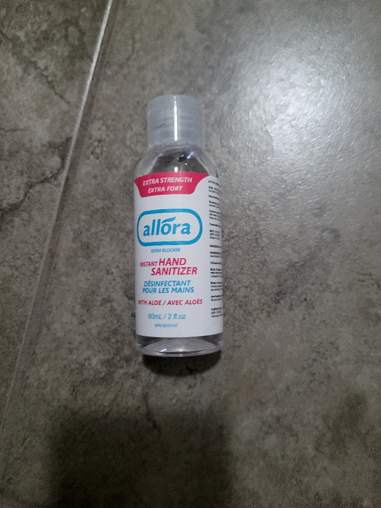Allora Extra Strength Hand Sanitizer freecycle