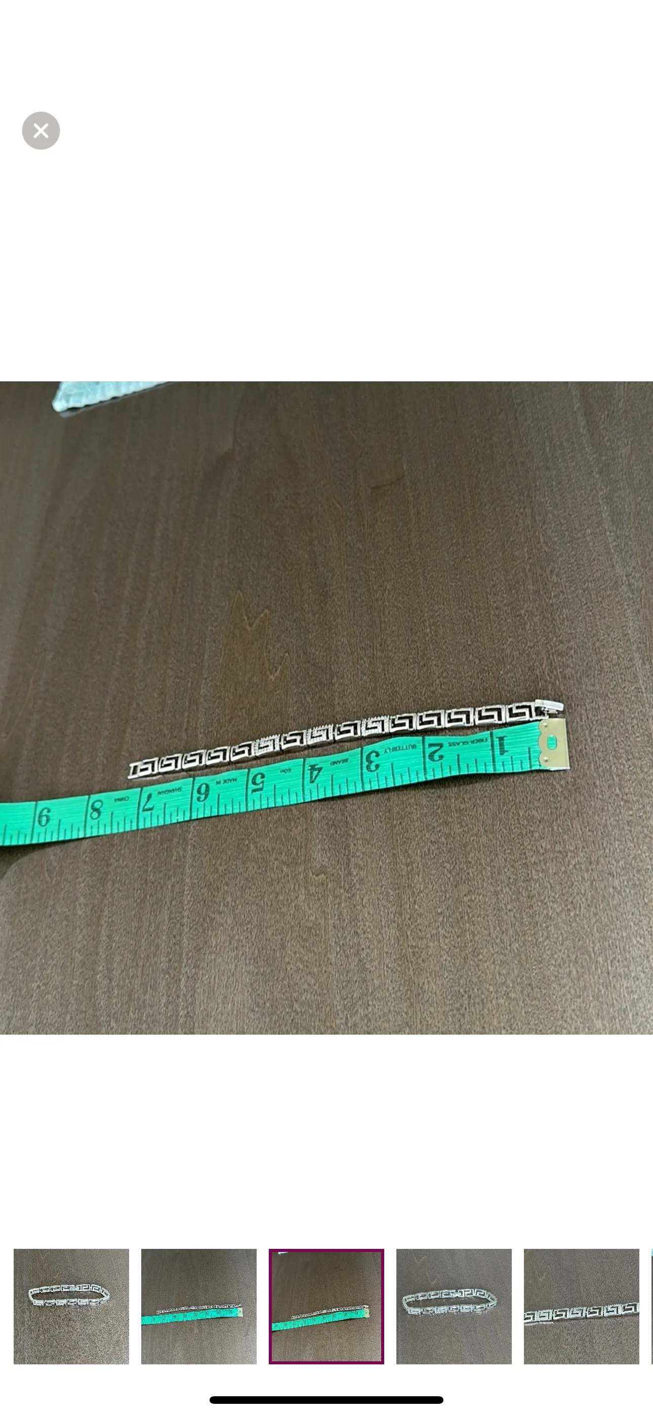 Silver Greek Key Bracelet image indicator(6)