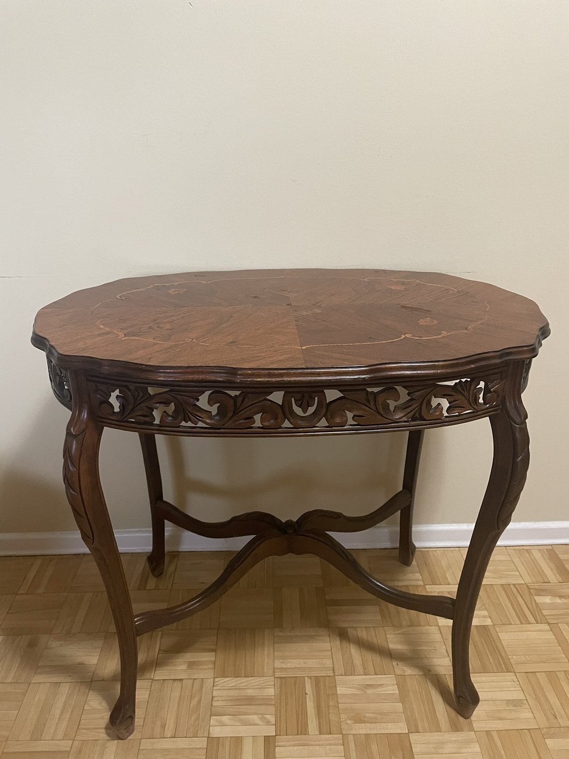 Carved Wooden Table