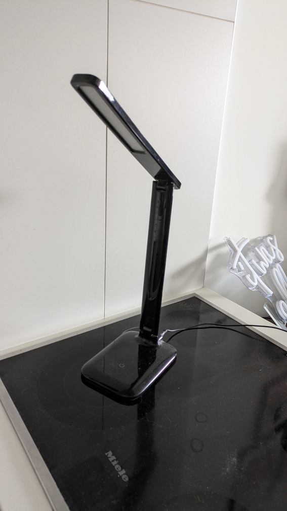 Black Desk Touch Lamp, Foldable - photo 2