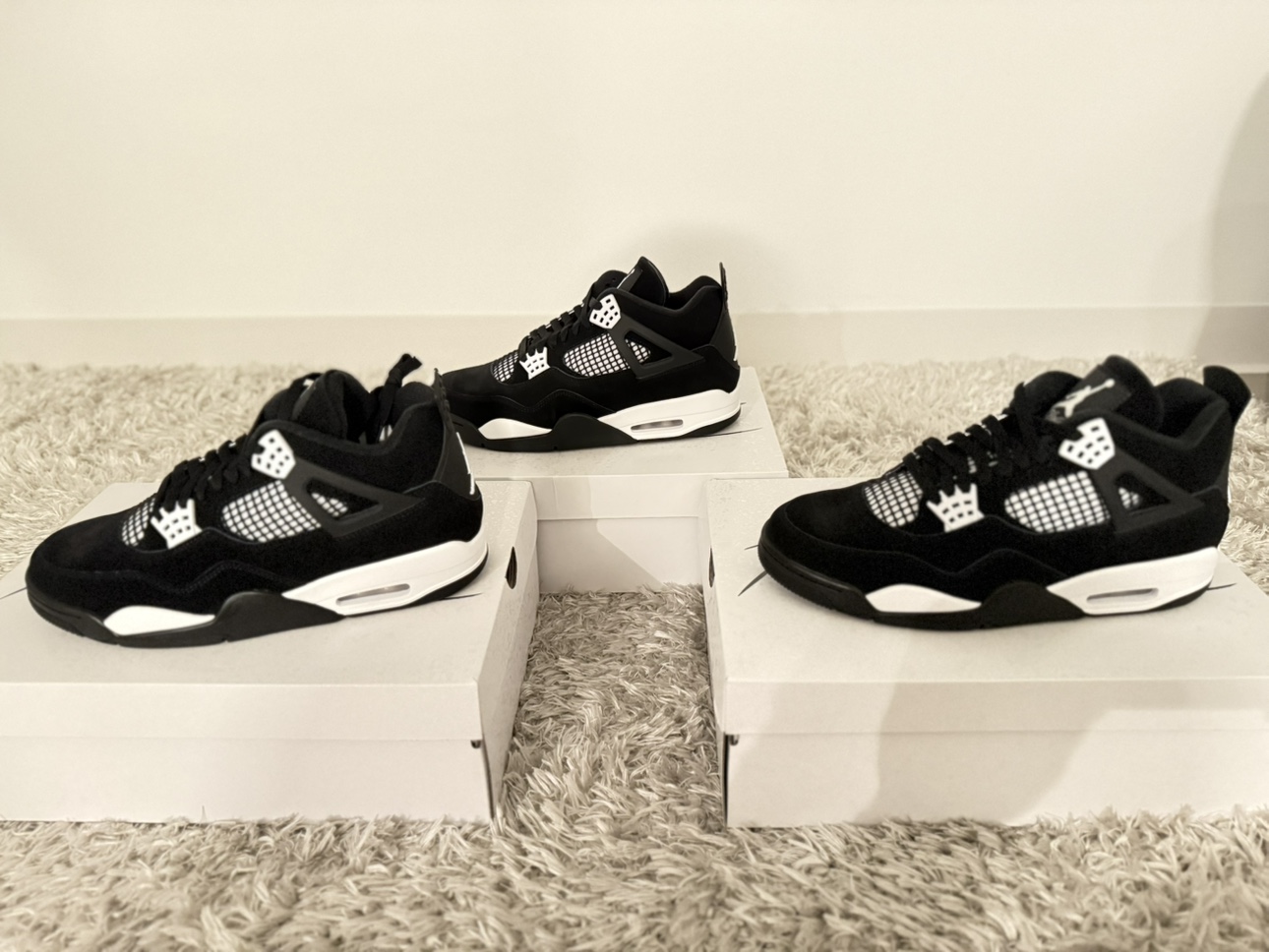 Air Jordan 4 Retro "white thunder” - photo 3