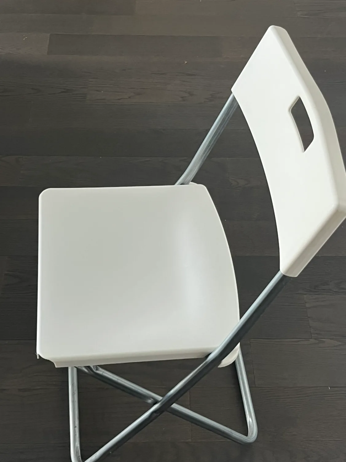 White Folding Chair thumbnail