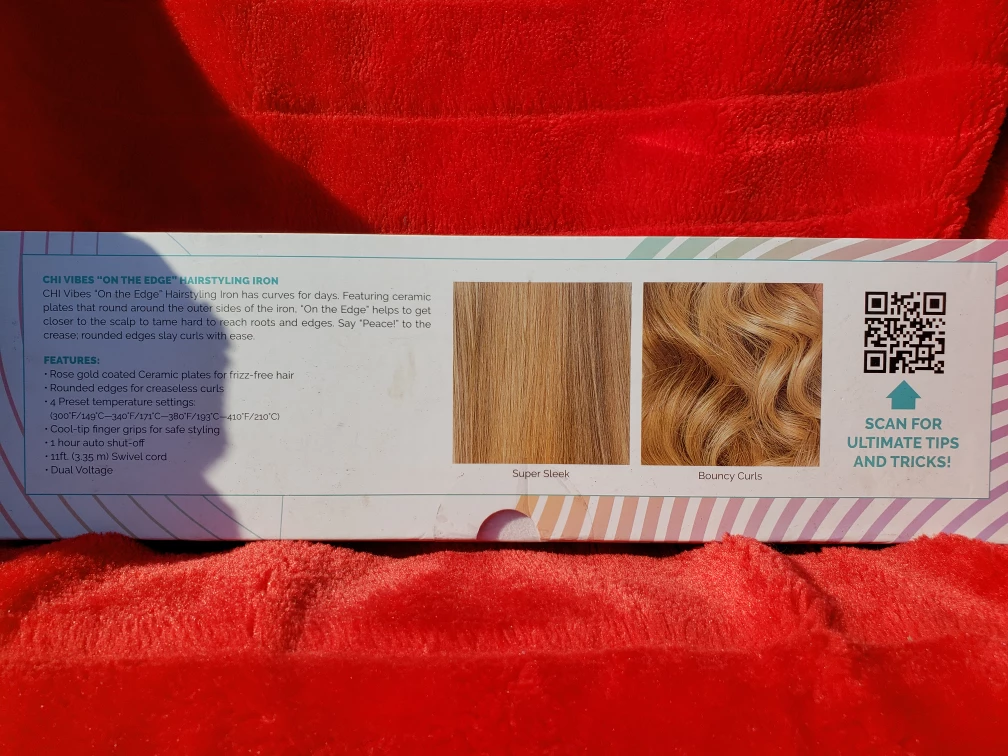 CHI Vibes "On The Edge" 1" Curved Edge Hair Styling Iron - photo 2