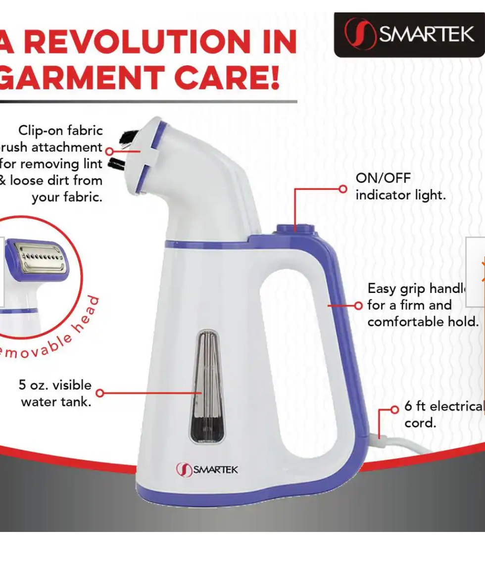 Smartek Handheld Garment Steamer