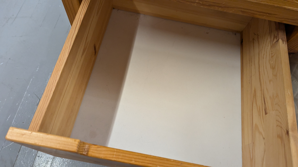 IKEA Pine Nightstand - photo 2