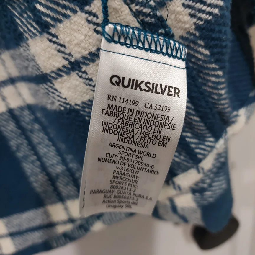 Quicksilver Waterman Collectible Thick  Flannel Shirt image indicator(8)