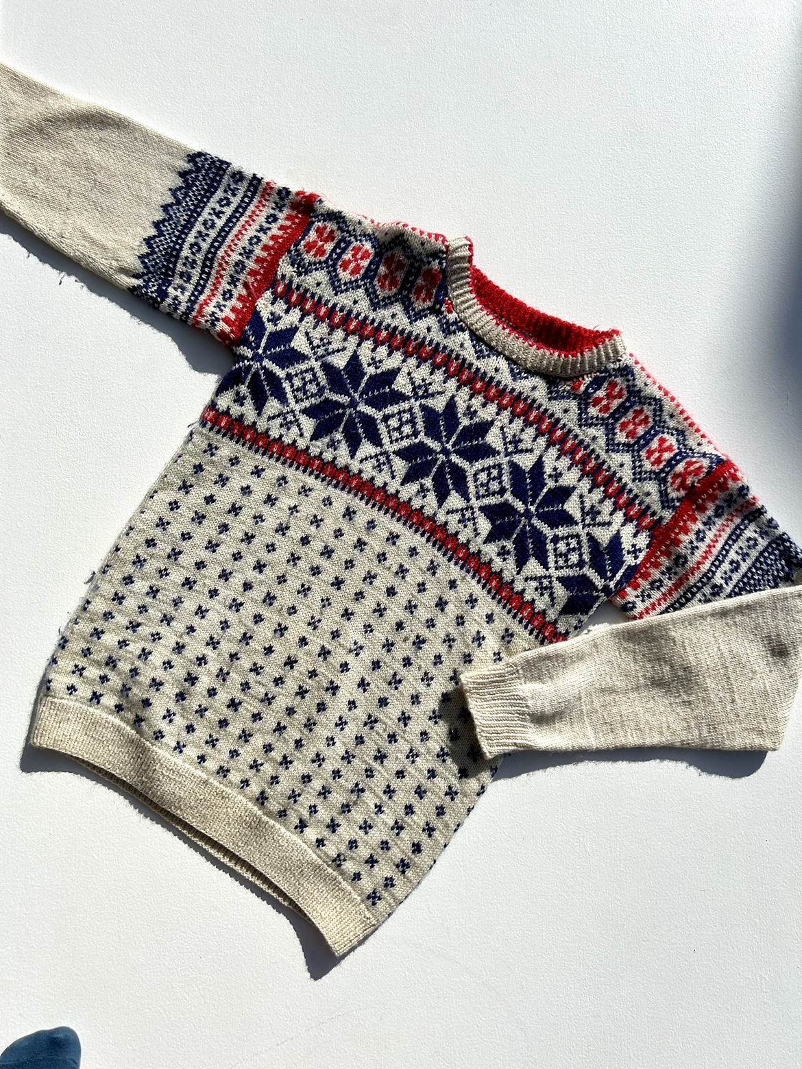 Vintage hand knit Nordic sweater - photo 4