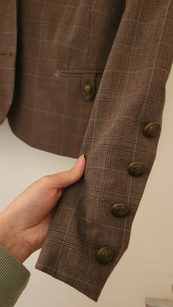 Brown Blazer with Gold Buttons image indicator(2)