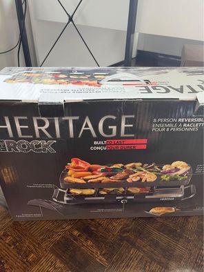 Heritage The Rock 8-Person Reversible Party Grill - photo 4