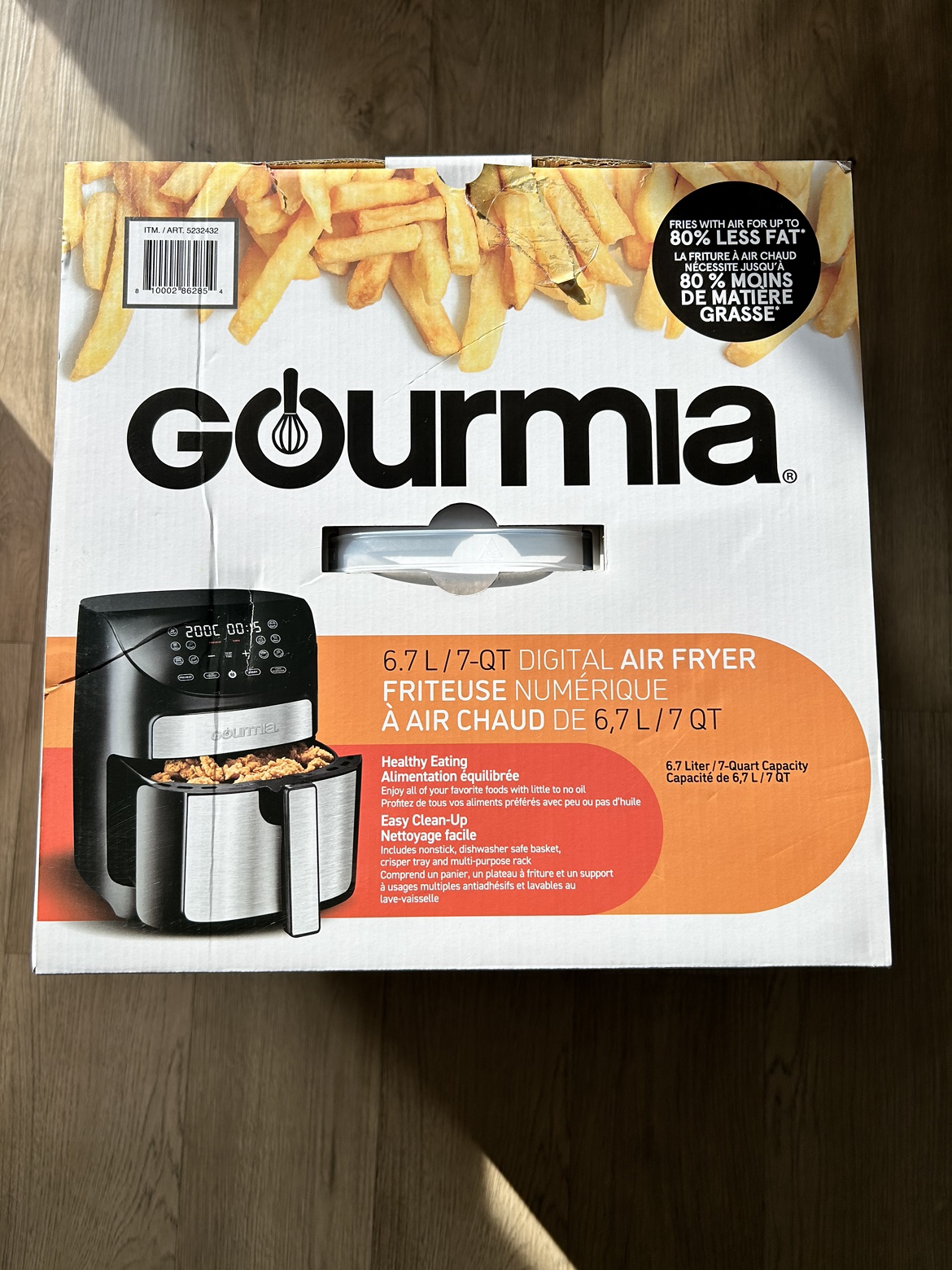 Gourmia 6.7L/7QT Digital Air Fryer