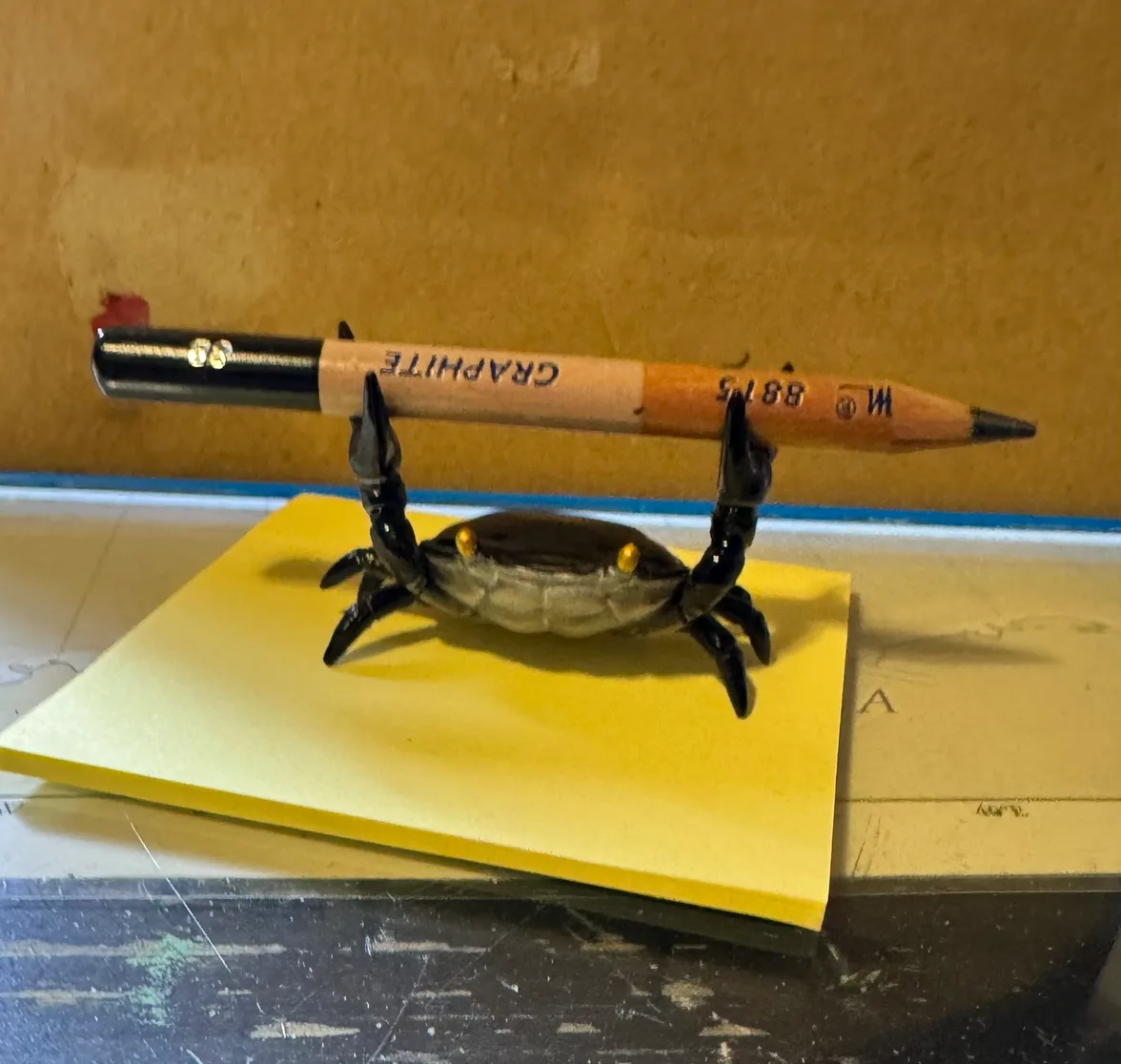 Black Crab Pencil Holder thumbnail