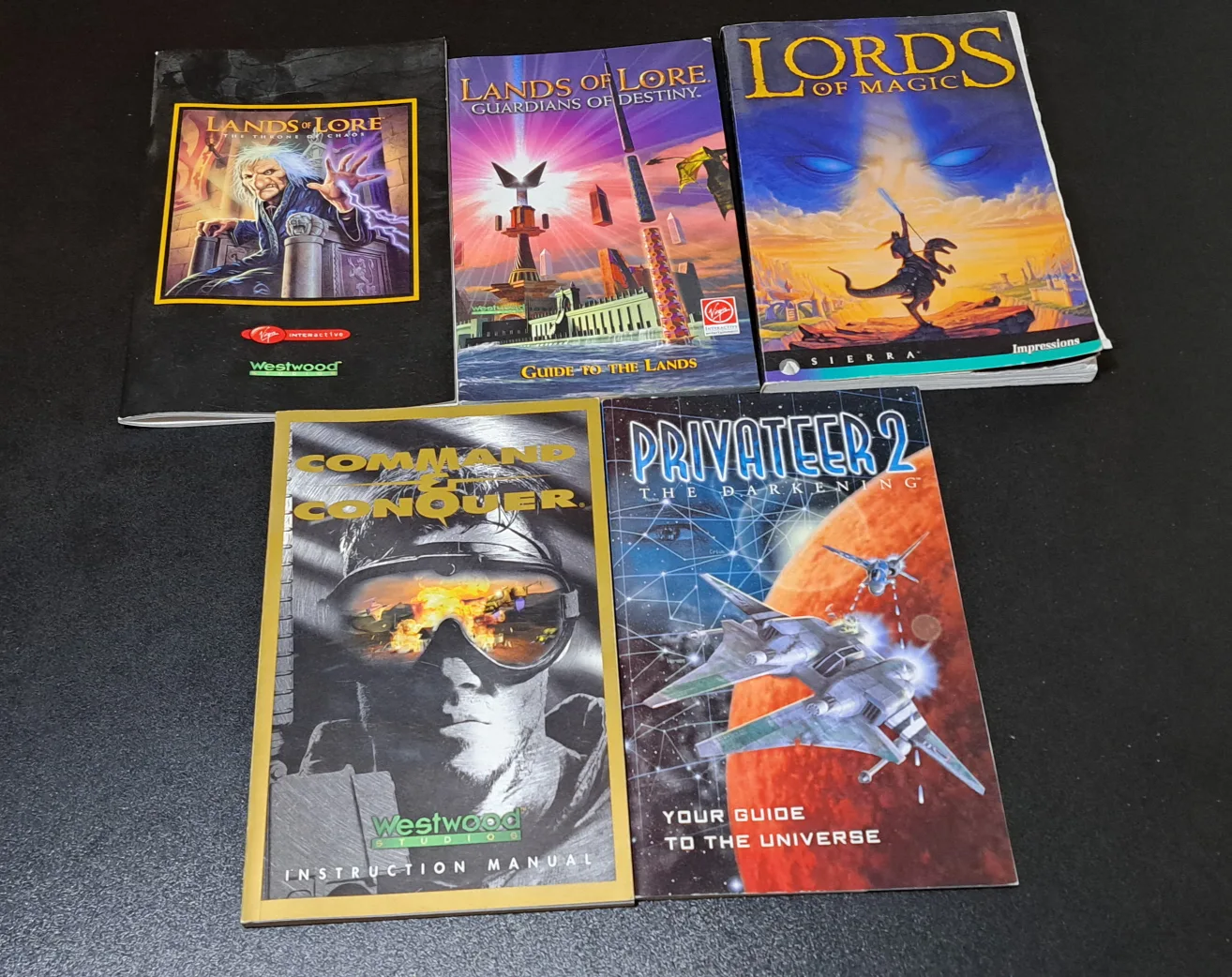 Lot of 5 PC Game Manuals thumbnail