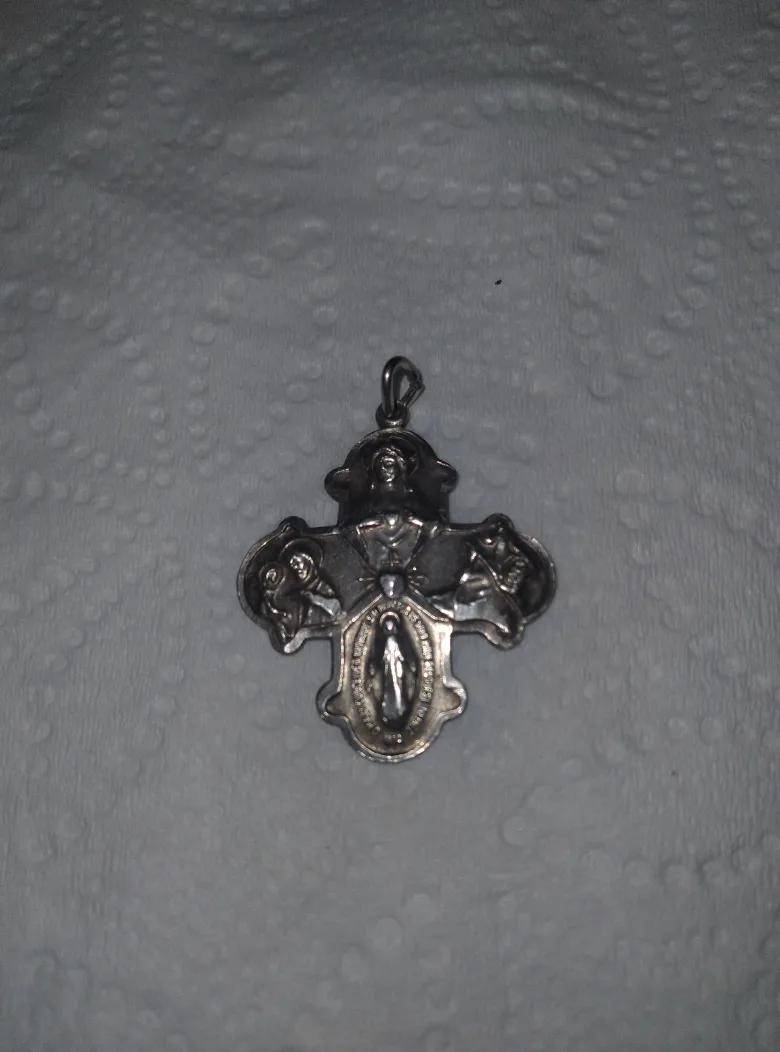 Silver Religious Cross Pendant thumbnail