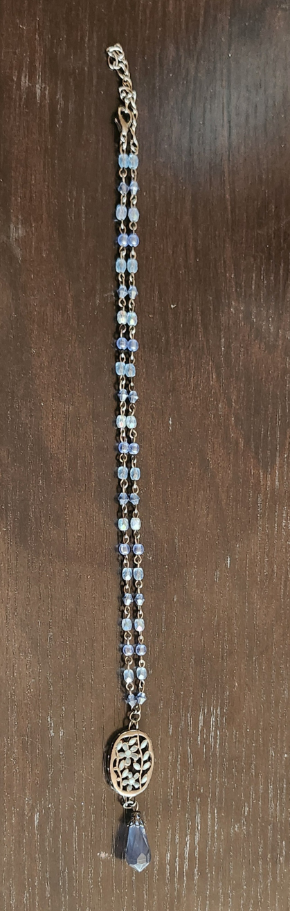 Blue Crystal Necklace & Blue Stone necklace - photo 2