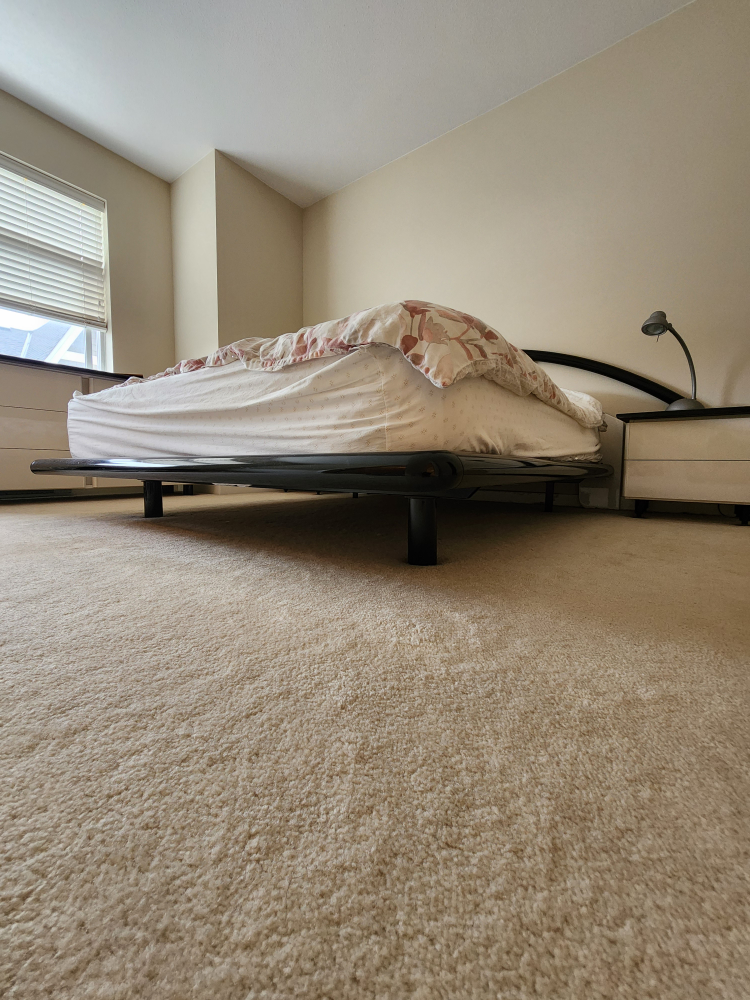 Moving sale!!! Queen Size Bed Frame with side table - photo 2