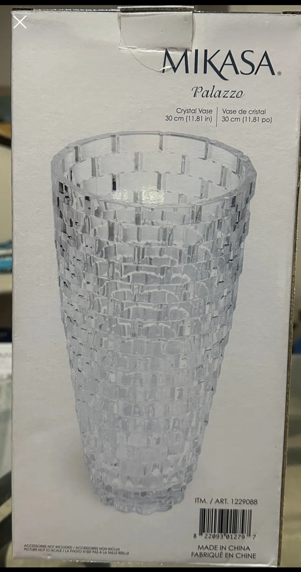 Mikasa Palazzo Crystal Vase image indicator(2)
