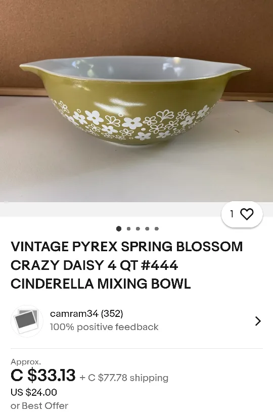 Pyrex Mixing Bowl 1 1/2 Quart image indicator(8)