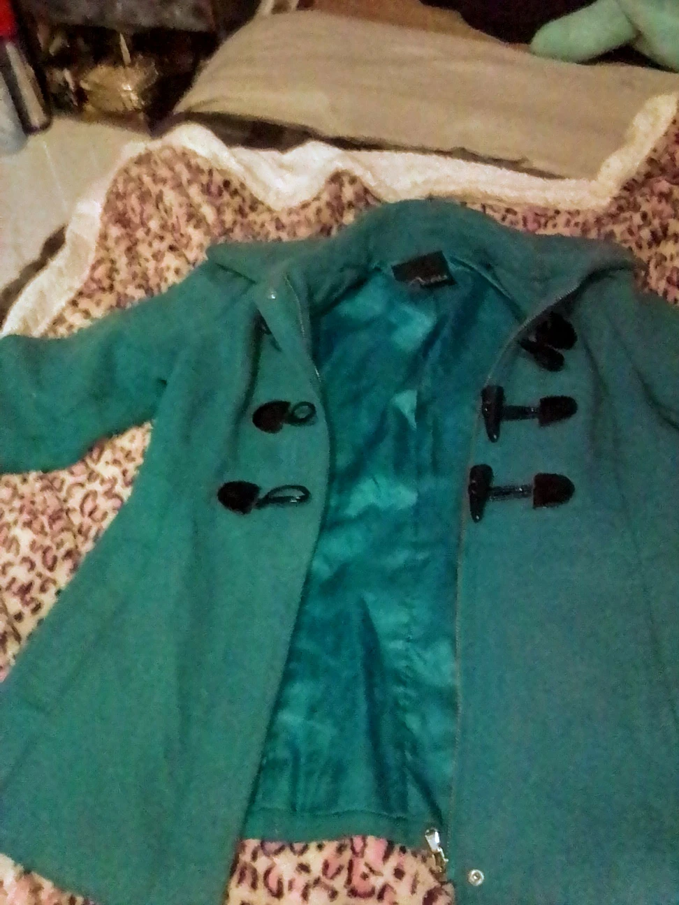 Guess Teal Toggle Coat #freecycle - photo 4
