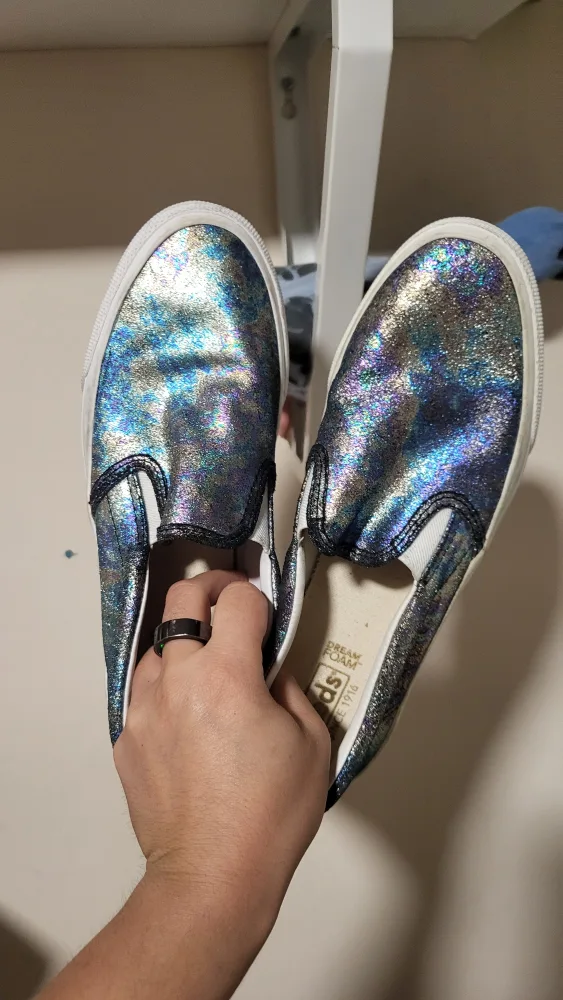 KEDs Oil Slick Leather Slip On Sneakers image indicator(3)