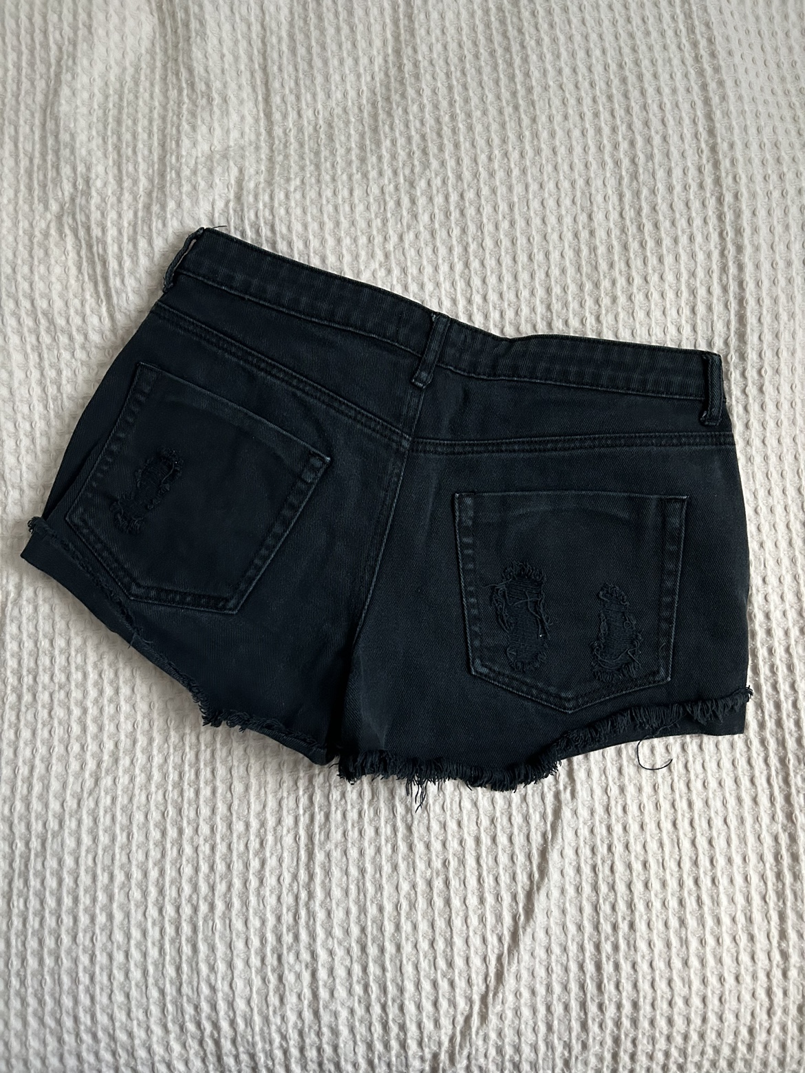 Forever 21 Black Denim Shorts - photo 5