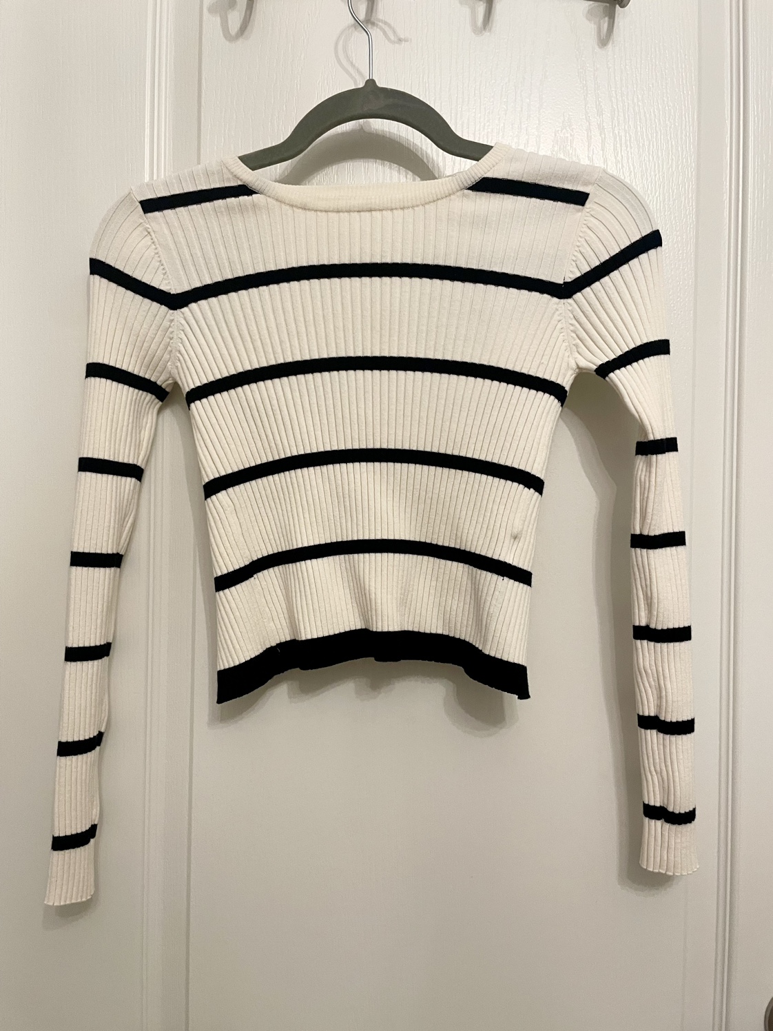 BNWOT Zara Striped Crop Top