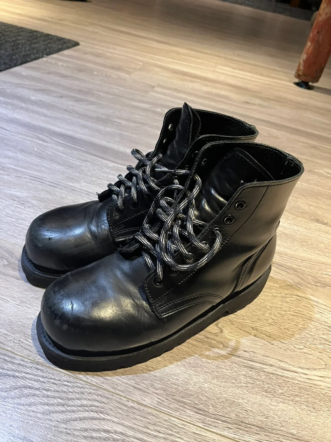 Black Leather Boots for men’s thumbnail