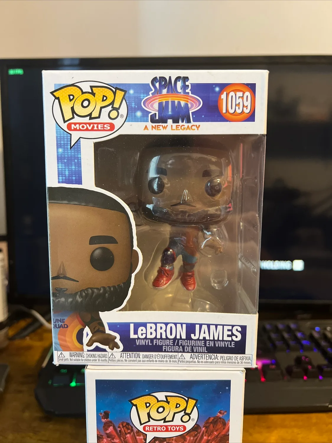 Pop! Movies Space Jam: A New Legacy Lebron James Vinyl Figure thumbnail