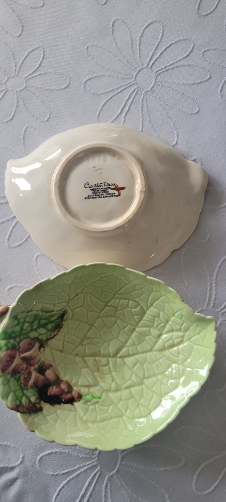 Carlton Ware Leaf Dishes - photo 2