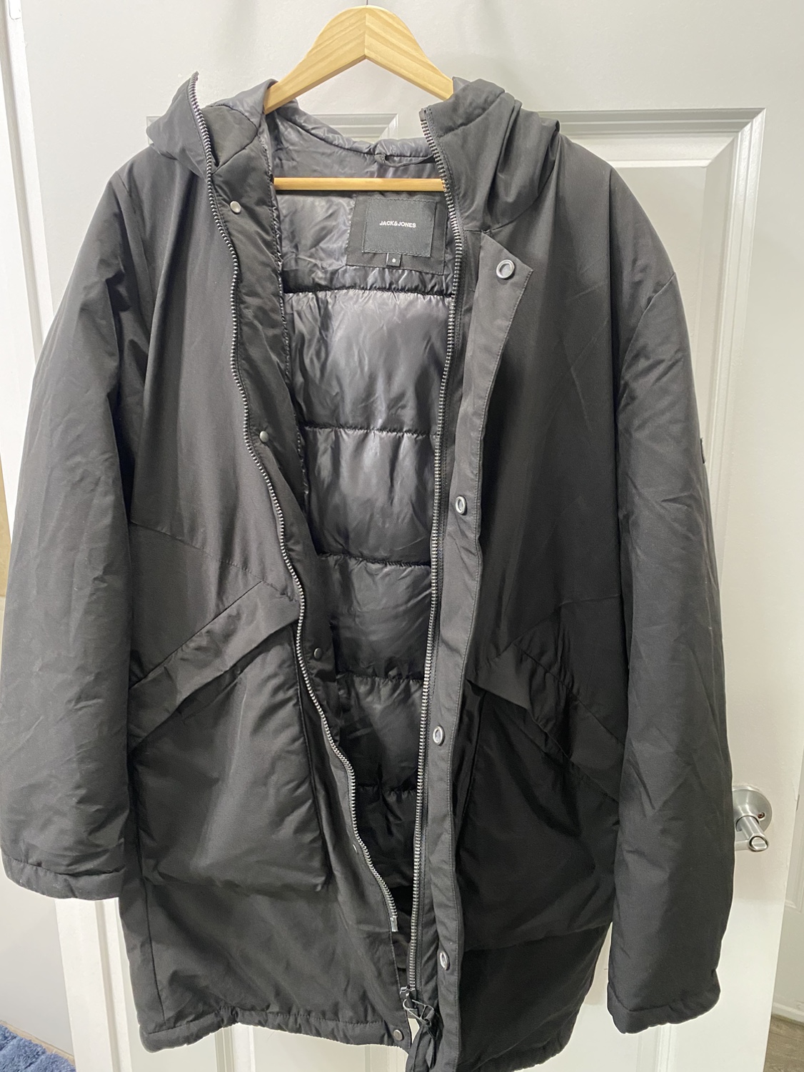 Jack & Jones Black Puffer Men’s Jacket