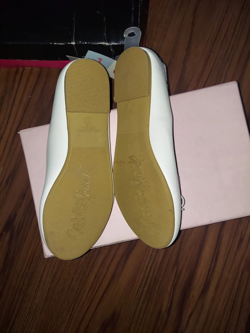 Cat & Jack White Ballerina Flats image indicator(4)