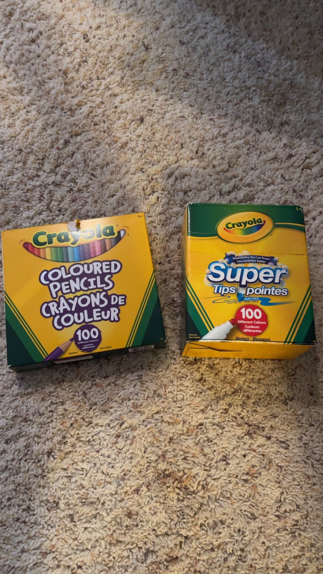 Crayola 100 Colour Crayons and Markers