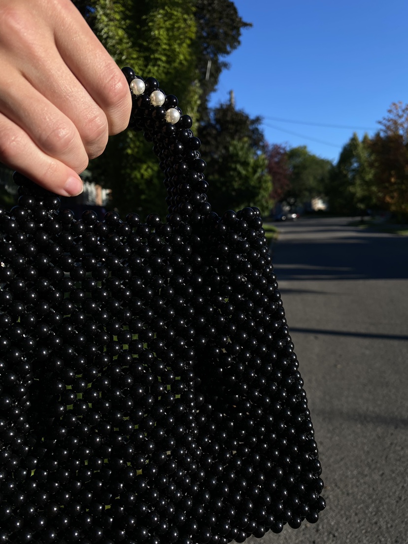 Black Beaded Bag - photo 4