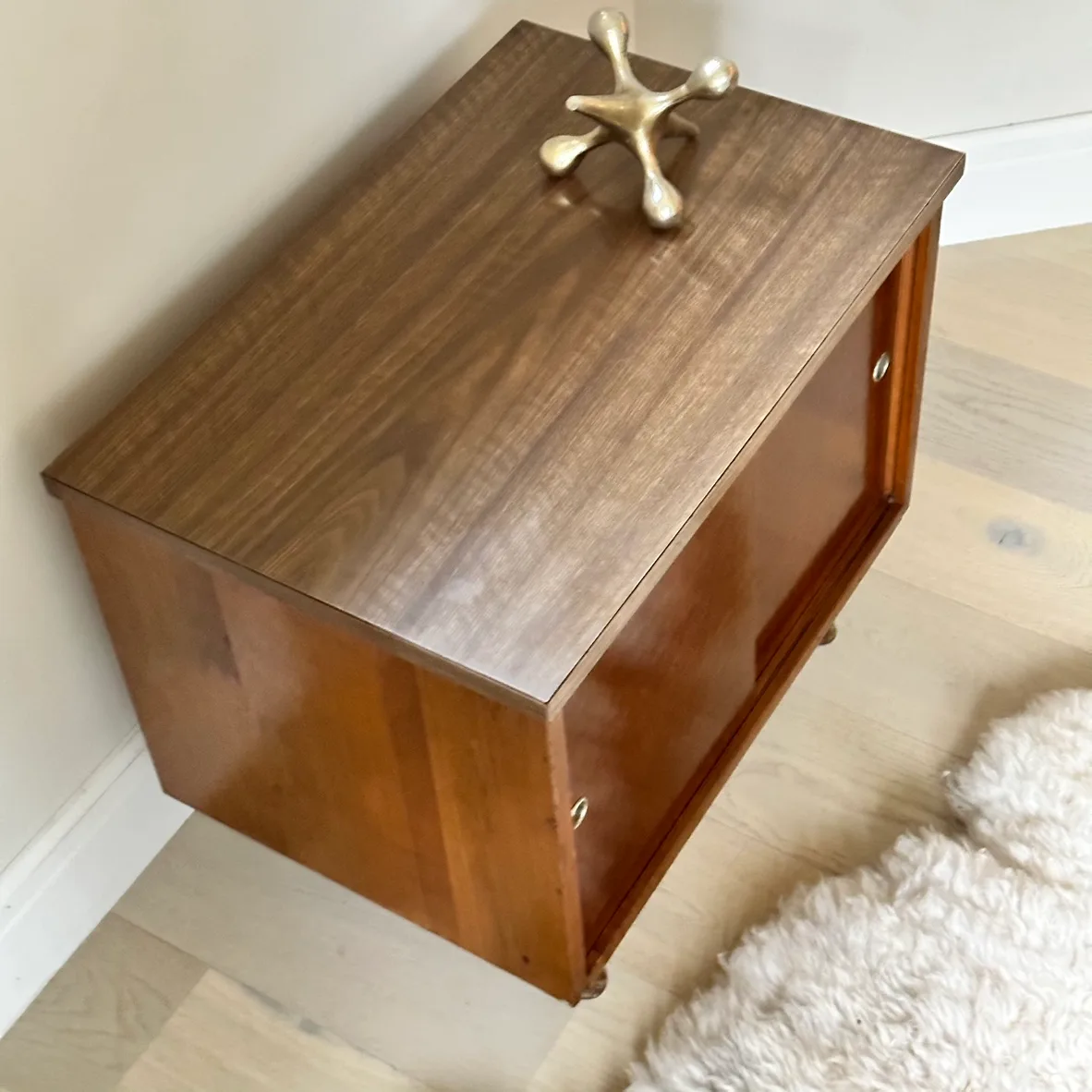 Mid-Century Modern Sliding Door Cabinet image indicator(5)