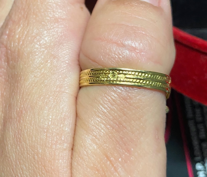 Gold Coin Ring 18K - photo 2