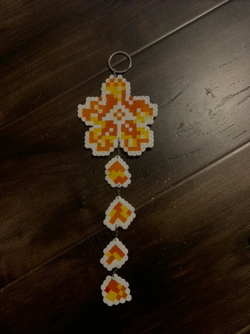 Perler Bead Keychains, earrings image indicator(5)