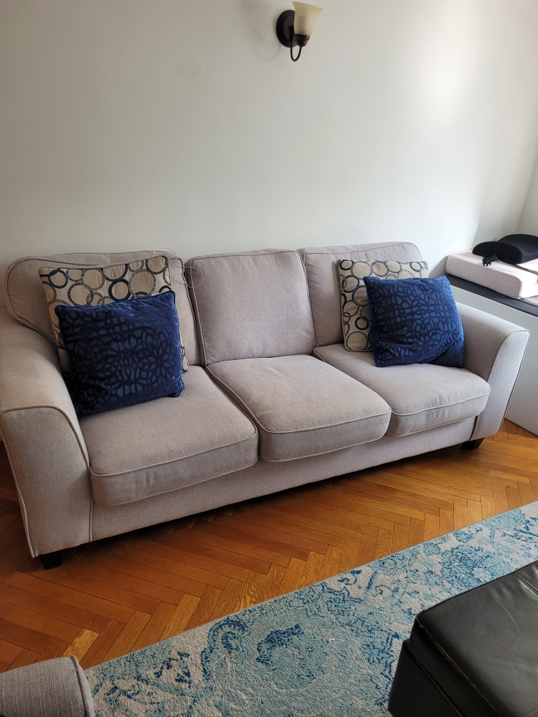 Raymour & Flanigan Gray Sofa