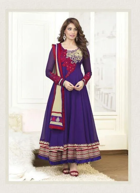 Purple dress - Bipasha Basu Design- XL thumbnail