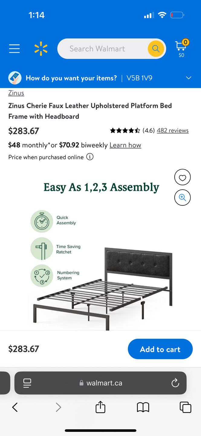 Queen size bed frame - photo 4