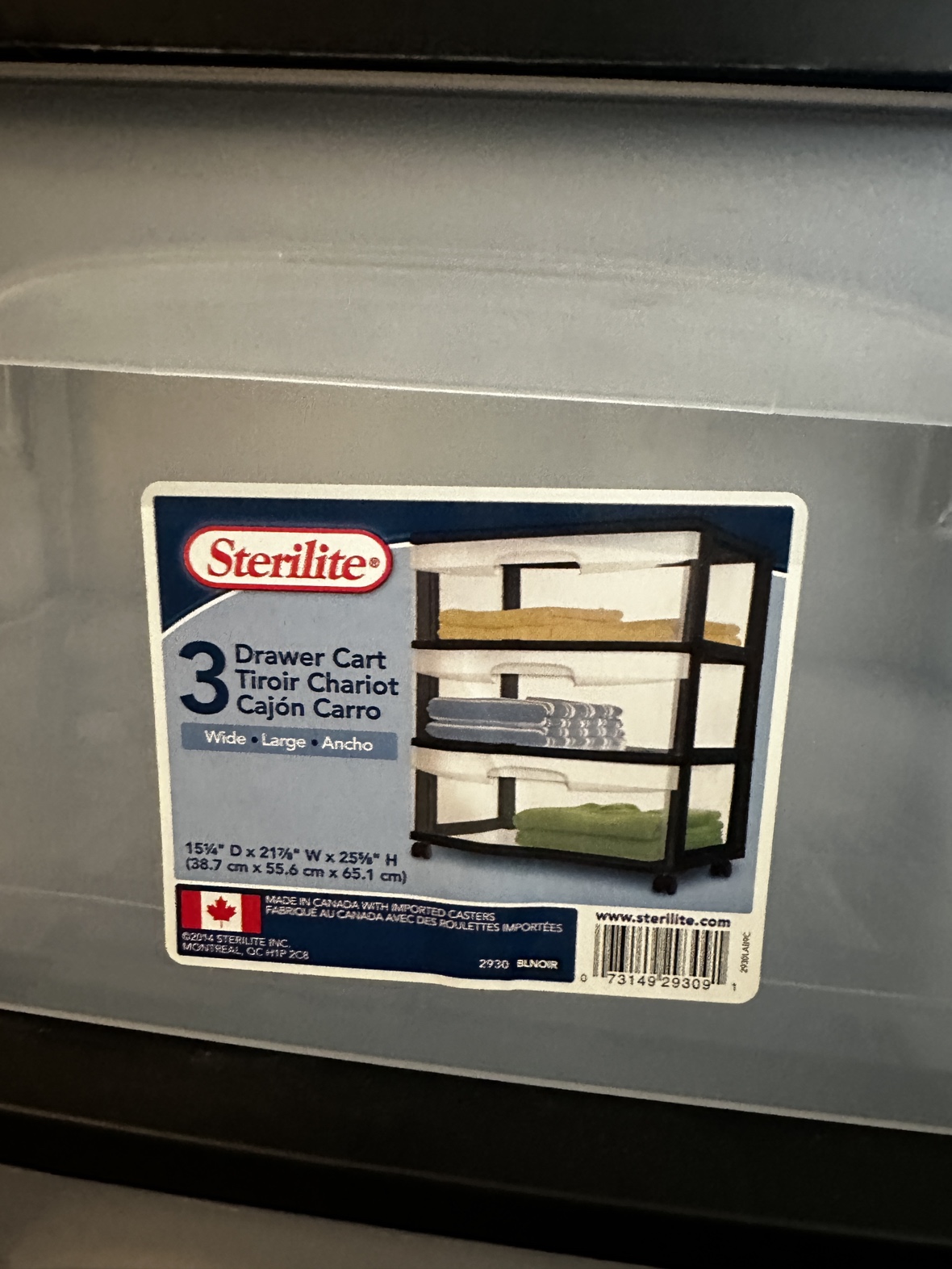 3 Tower Clear Plastic Drawer Organizer - photo 3