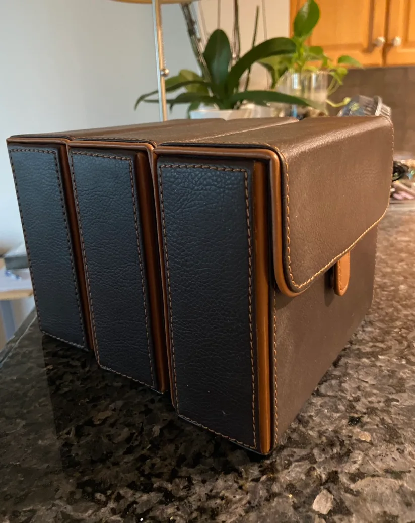 Leather Writing Cards Storage Box image indicator(2)