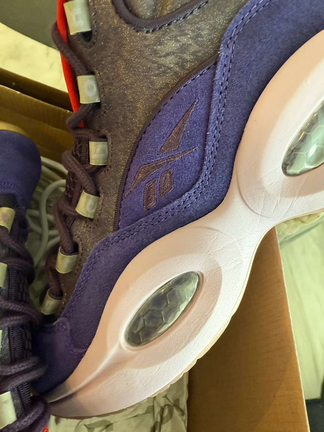Reebok Question Mid Purple Ink/Pearls Purple image indicator(3)