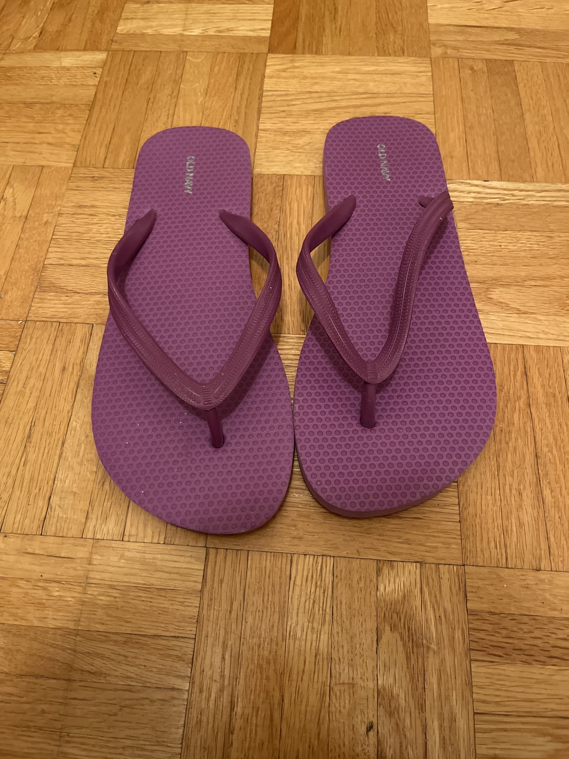 Purple Flip Flops