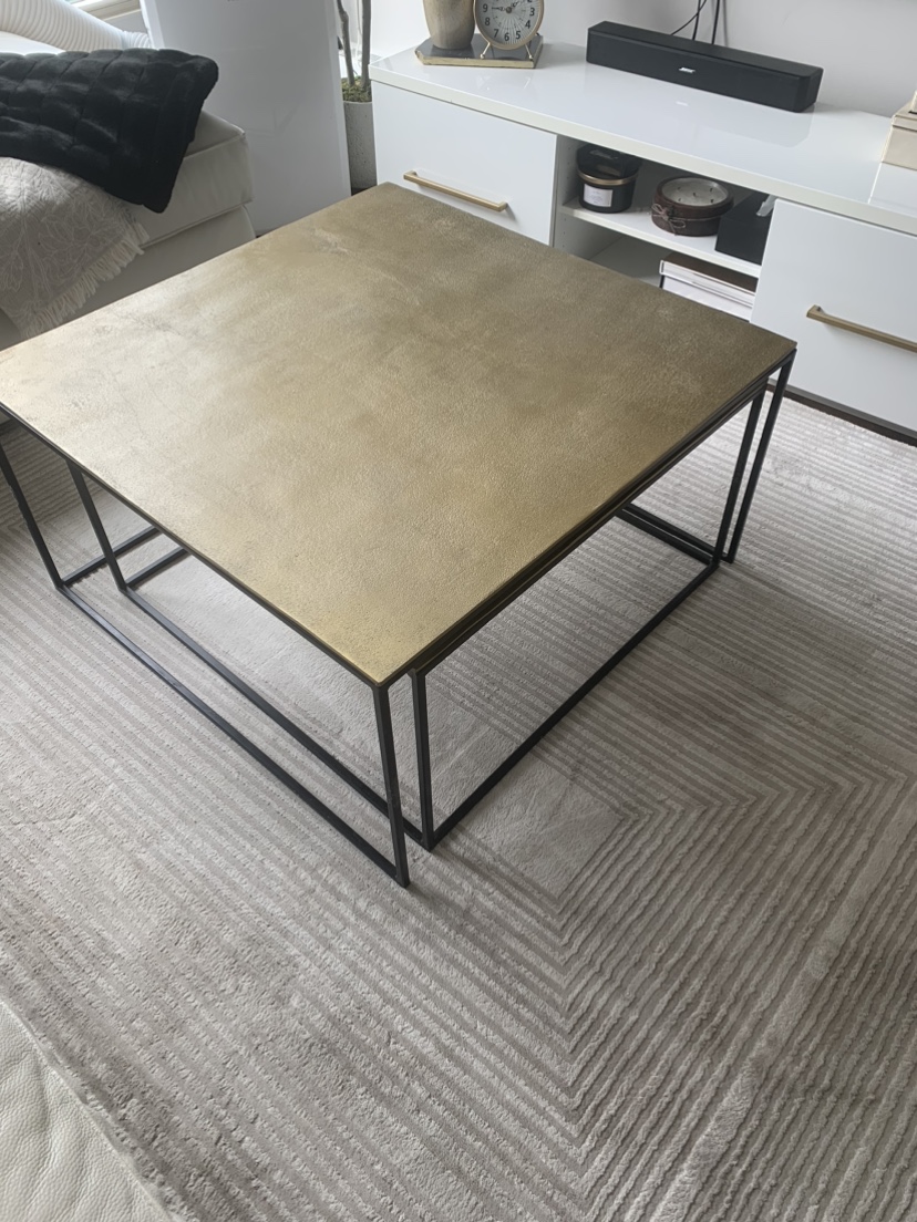 Gold Nesting Coffee Tables - photo 2