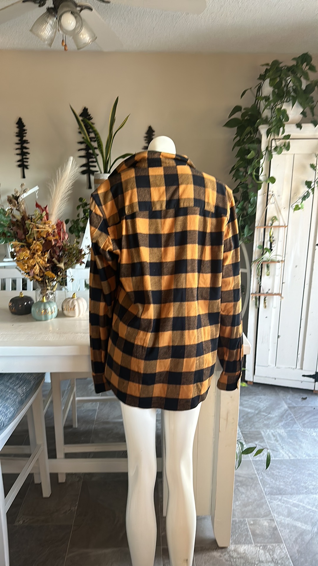Black and Yellow Plaid Shirt - photo 5