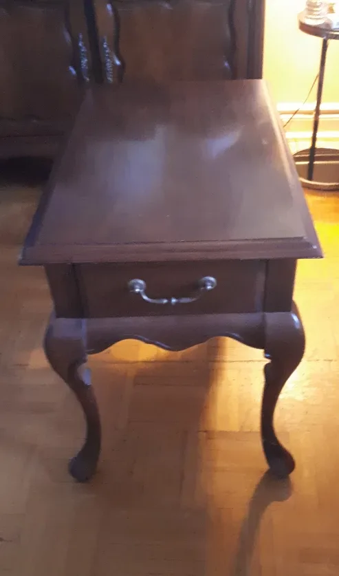 Side Table with Drawer Solid wood thumbnail