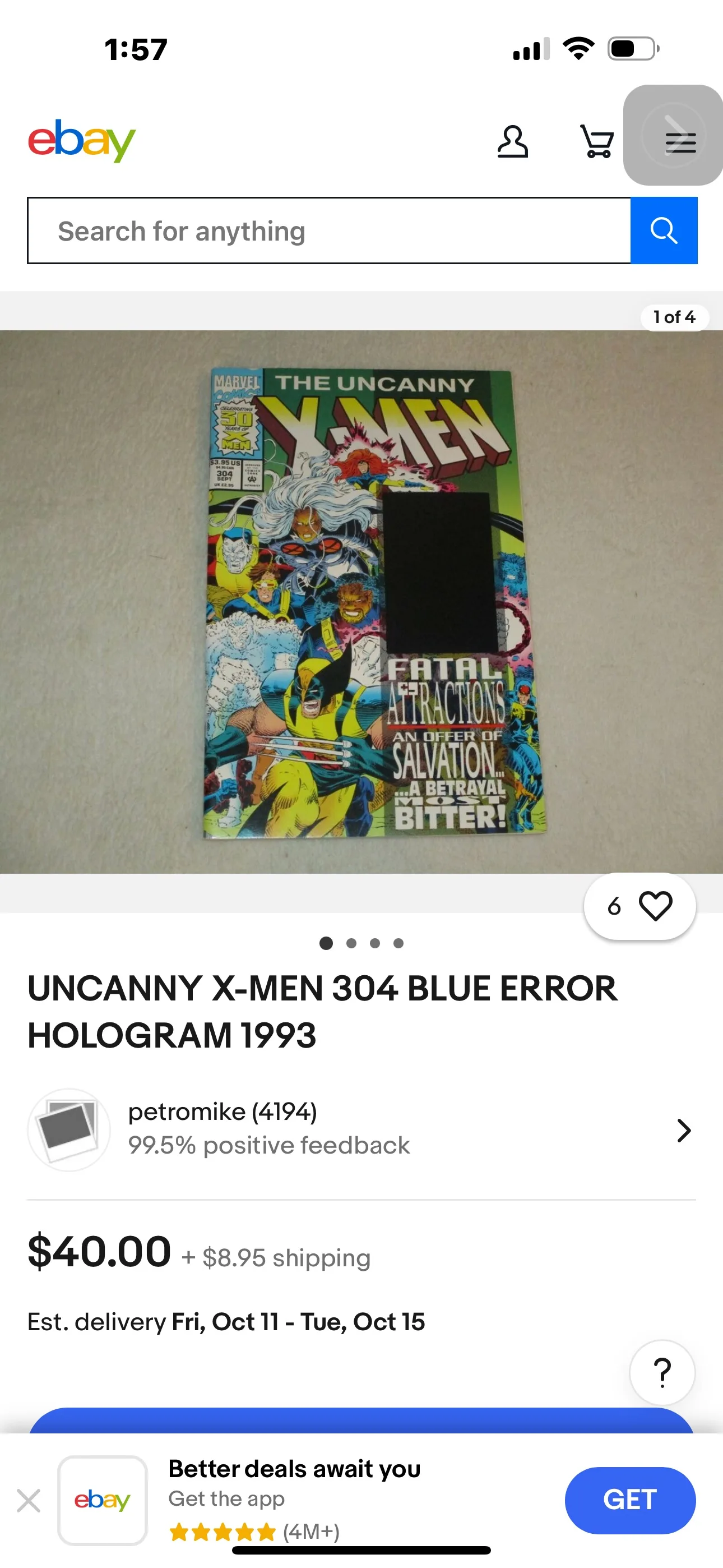 Marvel Comics Uncanny X-Men #300 #301# 304 image indicator(7)