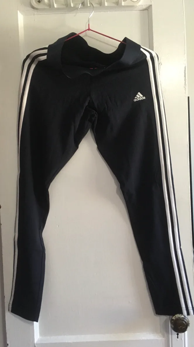 Adidas Navy Blue Leggings Size M thumbnail