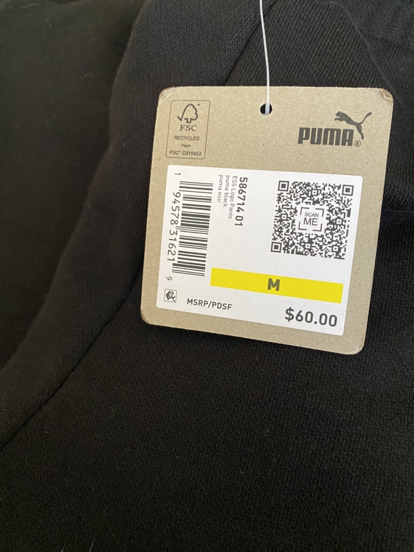 Puma Essentials Logo Sweatpants-brand new with tags - photo 2